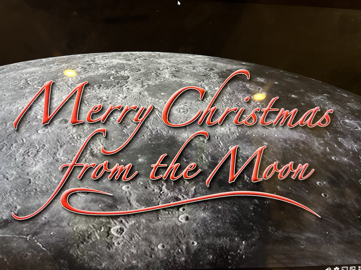 Merry Christmas from the moon- Apollo 8