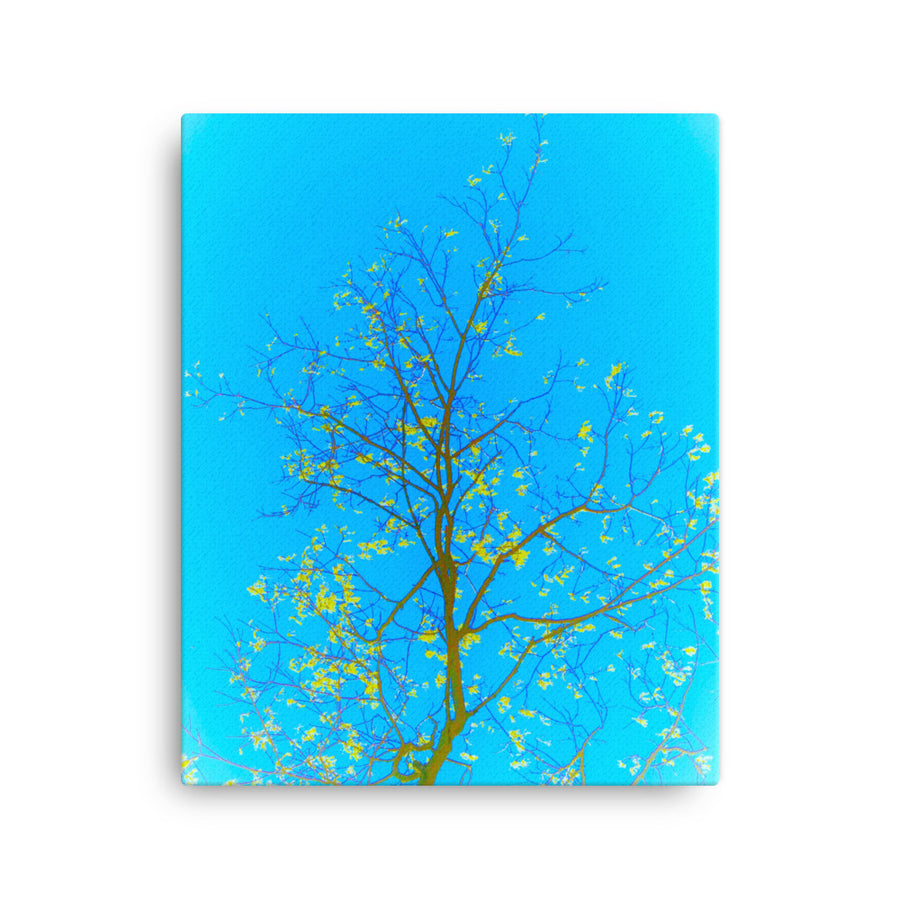 Impressions of yellow leaves - Canvas
