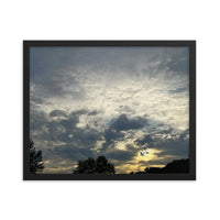 Expanse of morning clouds - Framed