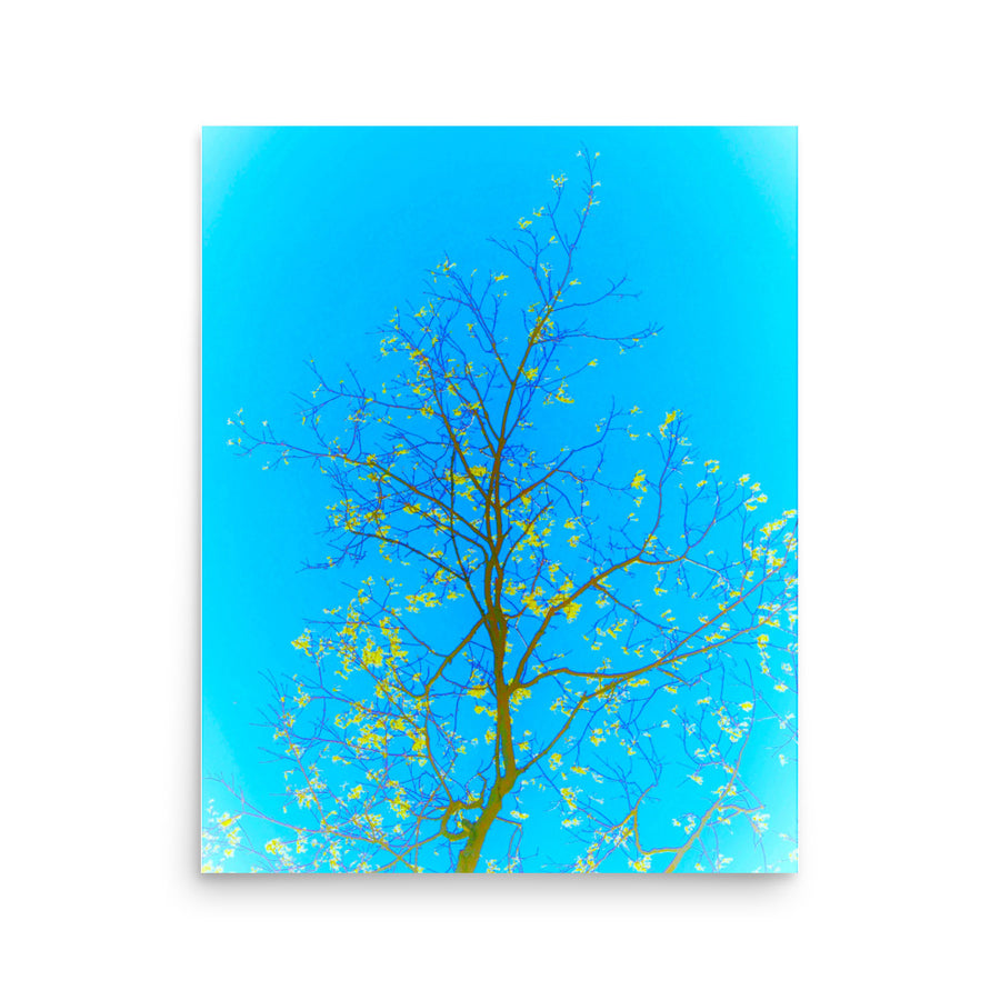 Impressions of yellow leaves - Unframed