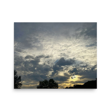 Expanse of morning clouds - Unframed