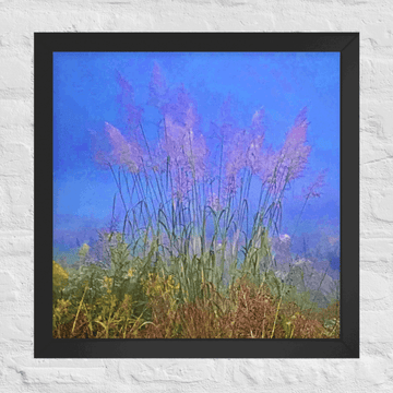 Impressions of tall wild flowers - Framed