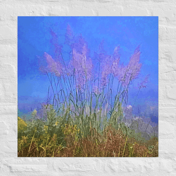 Impressions of tall wild flowers - Unframed