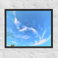 Circle of clouds - Framed