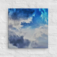 Circle of light clouds - Canvas