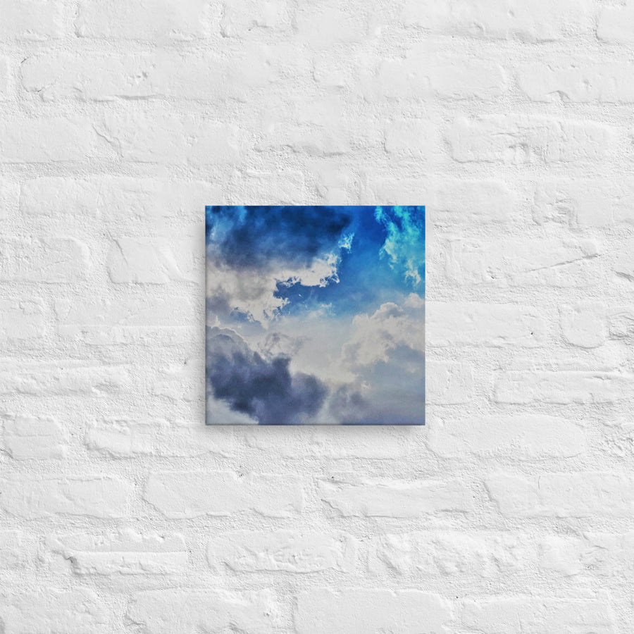 Circle of light clouds - Canvas