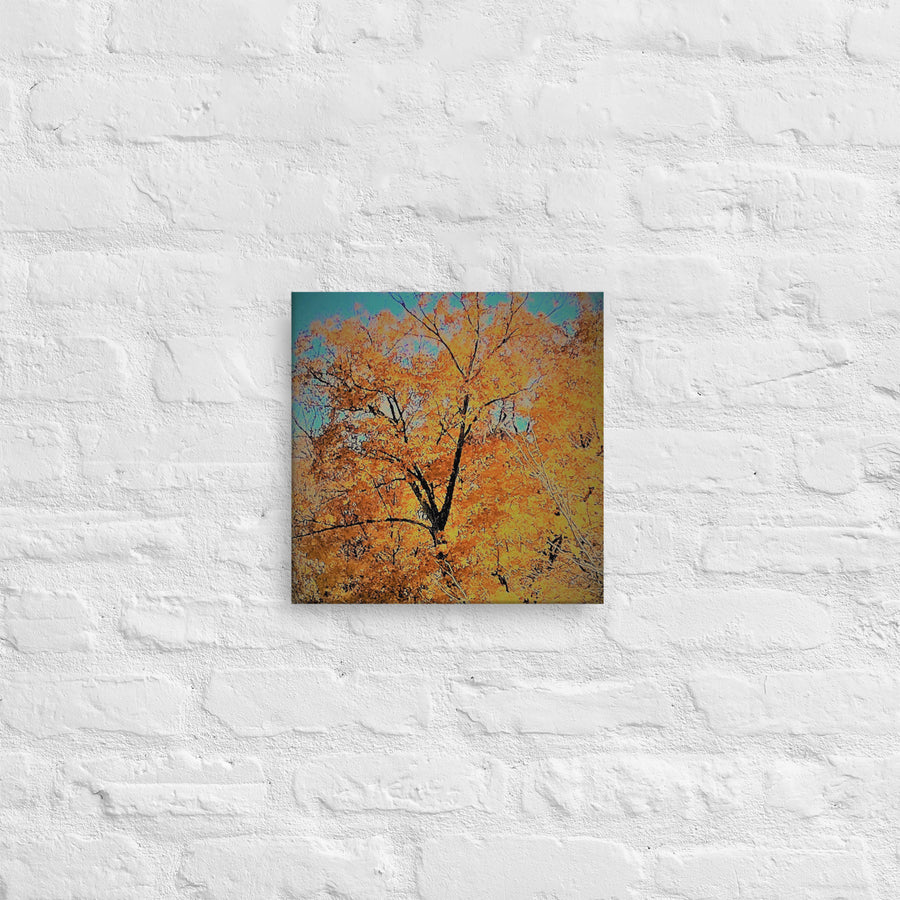 Tones of yellow tree - Canvas