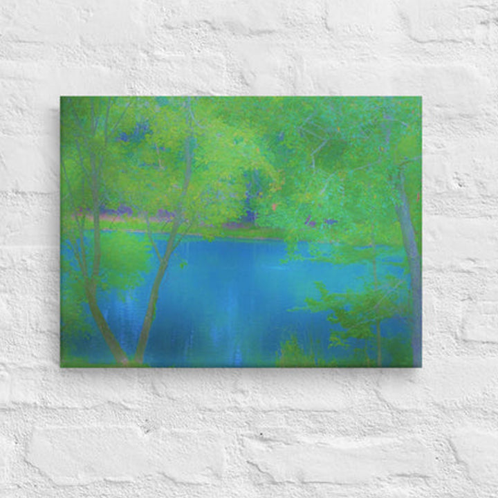 Blue water - Canvas