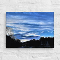 Clouds over road - Canvas