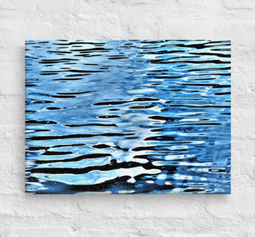 Rippling waves on a lake - Canvas