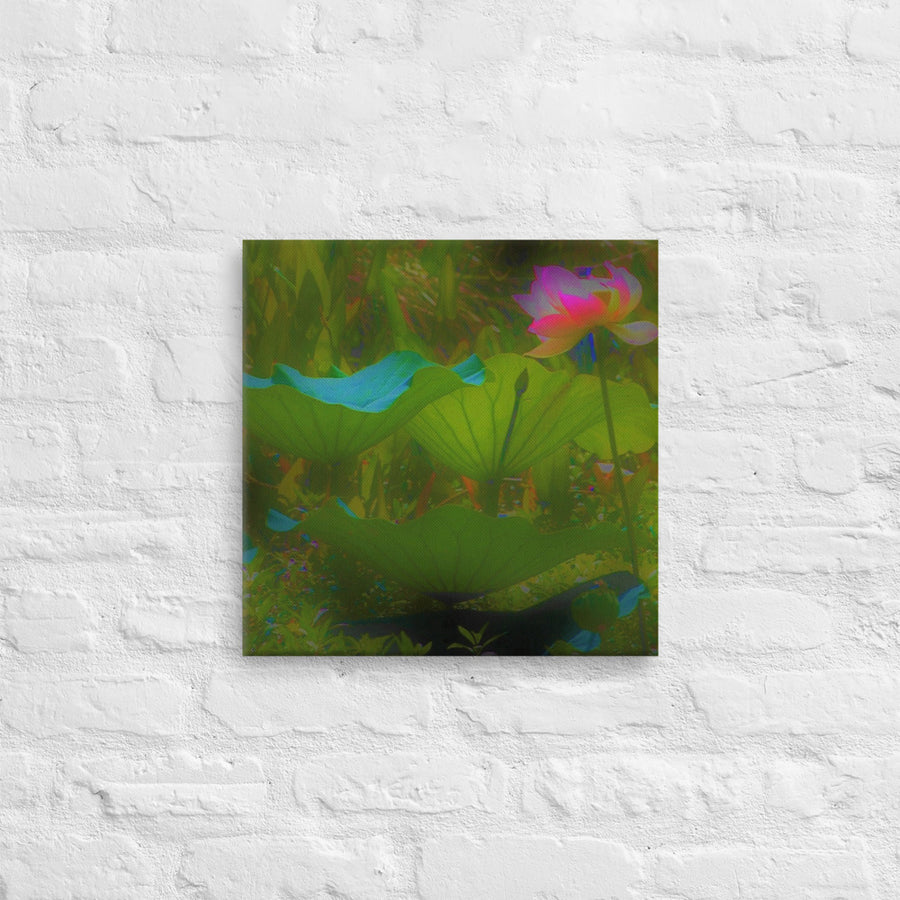 Mystical water lilies - Canvas