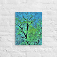 Burst of green tree - Canvas