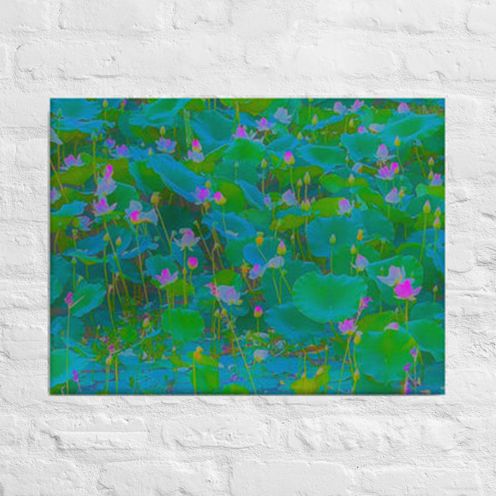 Impressions of flowers and lilies - Canvas