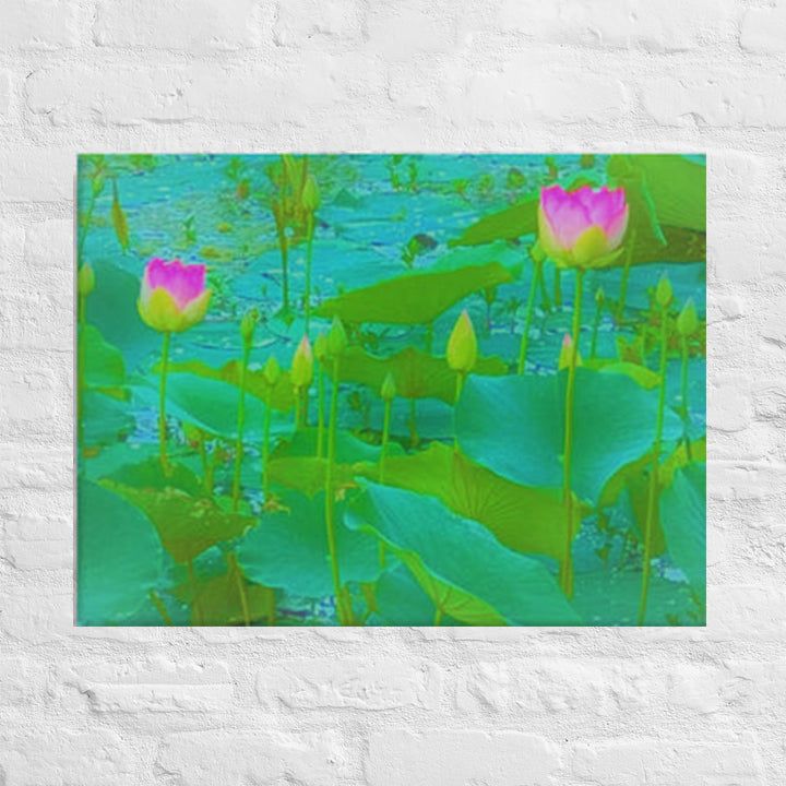 Two flowers with lilies - Canvas