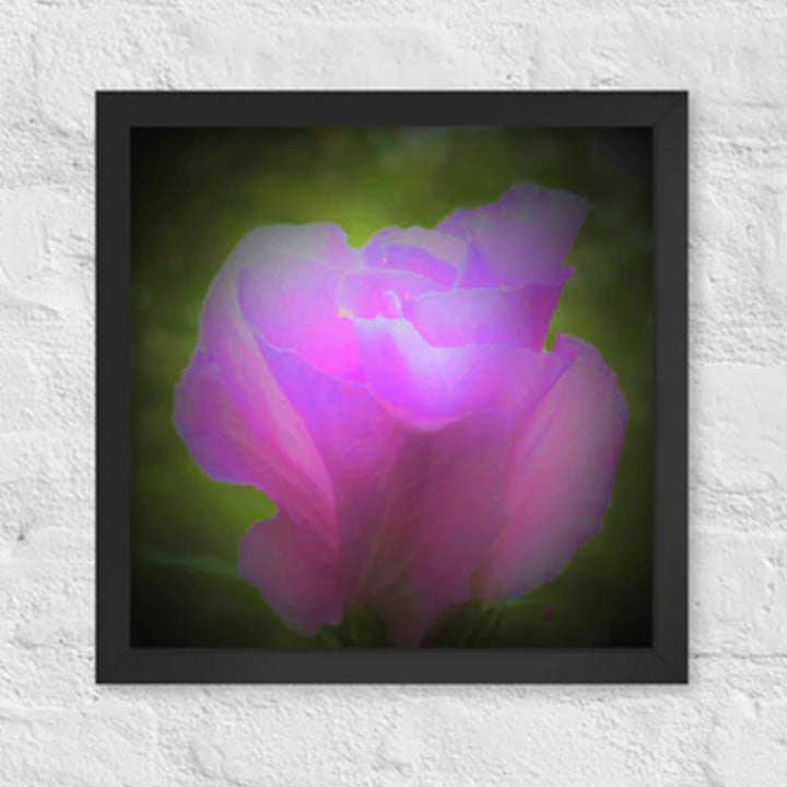 Luminescent tree flower- Framed
