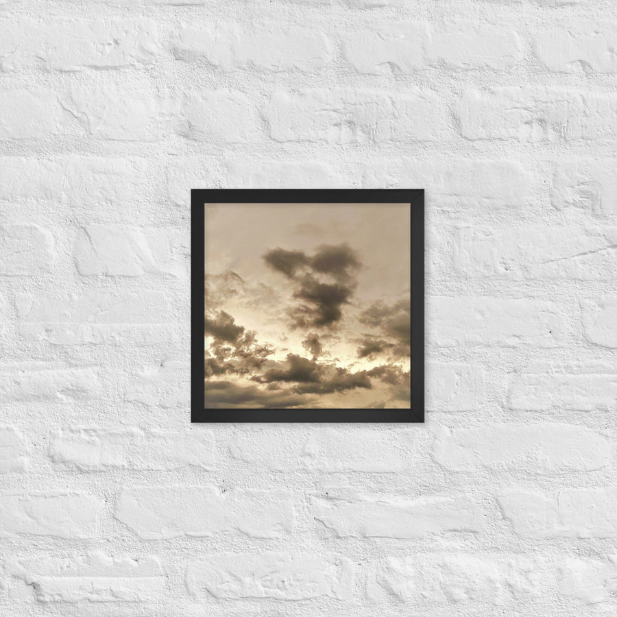 Dreamy clouds - Framed