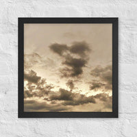 Dreamy clouds - Framed