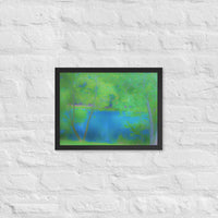 Blue water - Framed