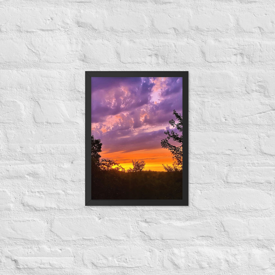 Colorful sunrise - Framed