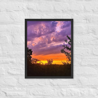 Colorful sunrise - Framed