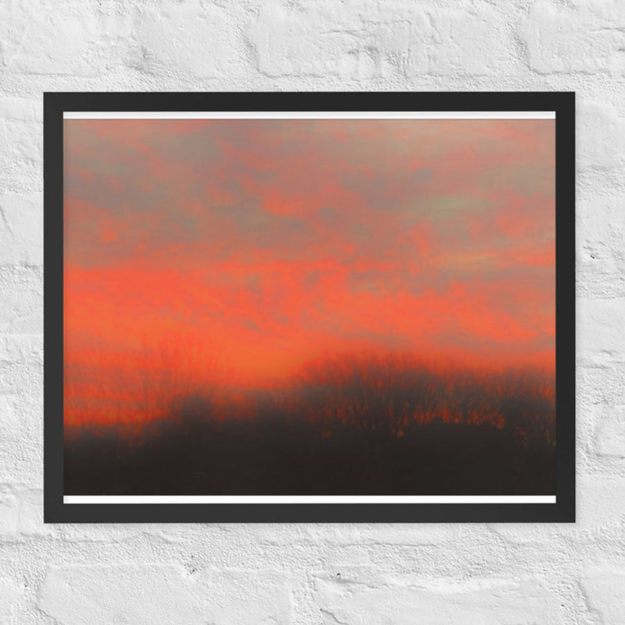 Dreamy sunrise - Framed