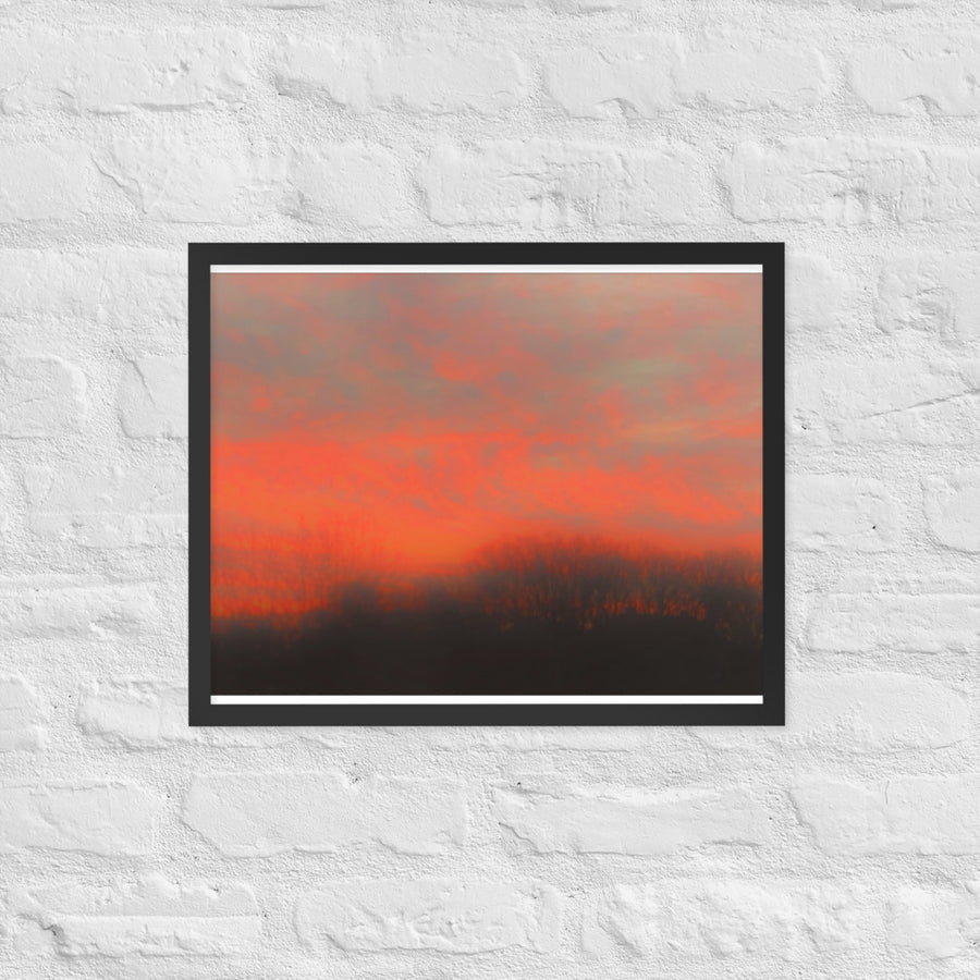 Dreamy sunrise - Framed