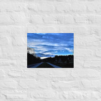 Clouds over road - Unframed
