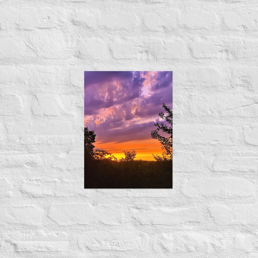 Colorful sunrise - Unframed
