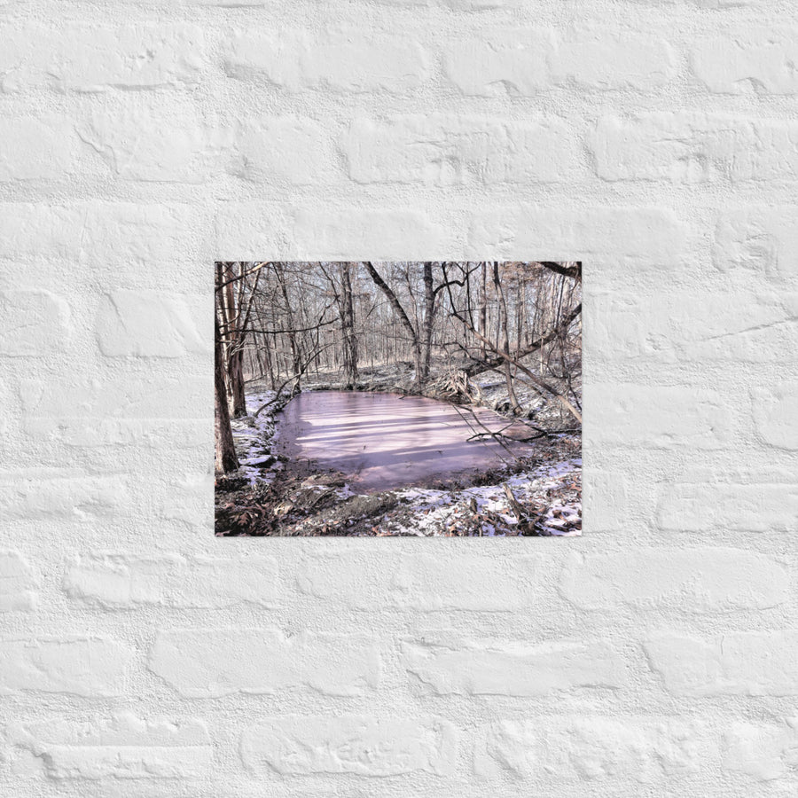 Iced pond - Unframed