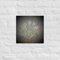 Tree with snow - Unframed