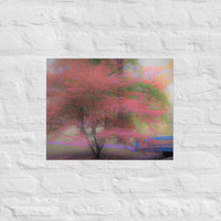 Color tree with bridge - Unframed